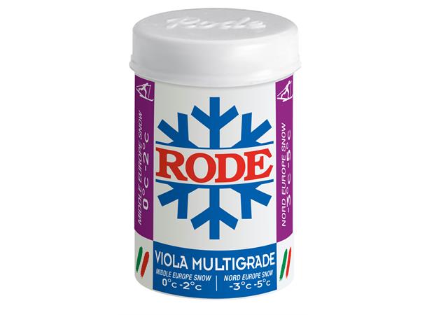 Rode Tørrvoks Violet Multigrade Festevoks for finkornet nysnø 